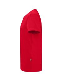 Rotes Kinder T-Shirt aus Bio-Baumwolle mit Rundhalsausschnitt, Schuluniform geeignet